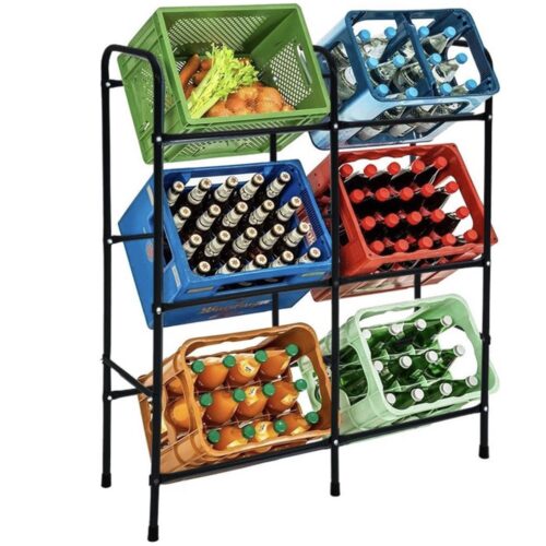 Xairo Krattenrek - 6 Kratten - Zwart